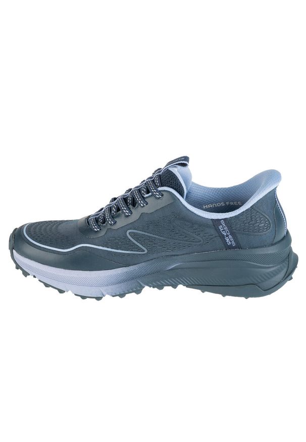 skechers - Buty sportowe Sneakersy damskie, Slip-Ins: Switch Back - Mist. Kolor: niebieski. Sport: turystyka piesza
