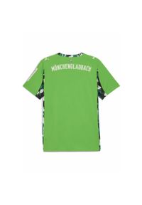 Puma - Męska koszulka wyjazdowa Borussia Mönchengladbach 25/26 PUMA Green Warm White. Kolor: zielony
