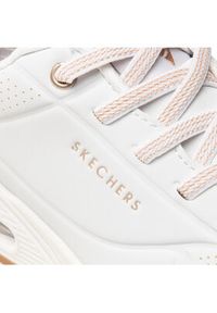 skechers - Skechers Sneakersy Uno Shimmer Away 155196/WHT Biały. Kolor: biały. Materiał: skóra #5