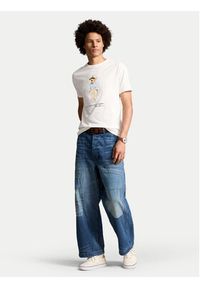 Polo Ralph Lauren T-Shirt 710854497037 Biały Regular Fit. Typ kołnierza: polo. Kolor: biały. Materiał: bawełna #4