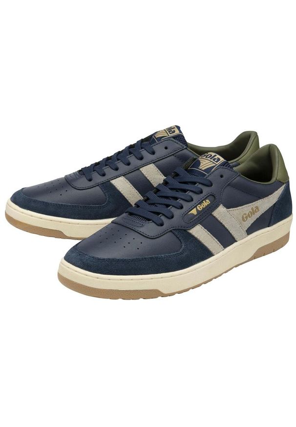 Trenerzy Gola Hawk. Kolor: niebieski. Materiał: skóra