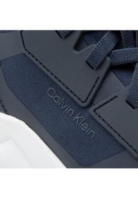 Calvin Klein Sneakersy Recycled High-Top Sock Trainers HM0HM00760 Granatowy. Kolor: niebieski. Materiał: materiał #2