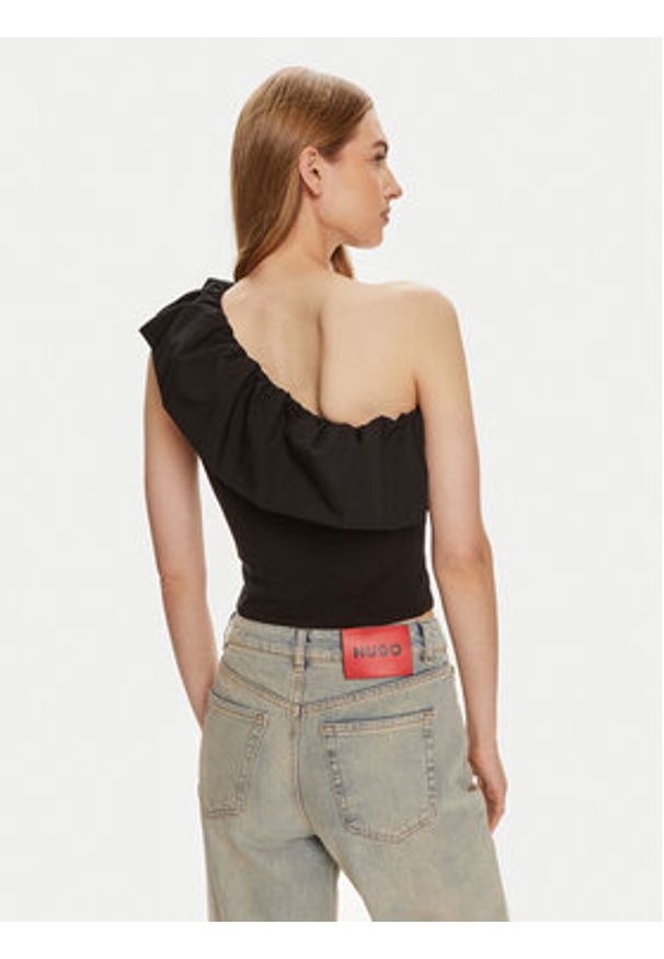 only - ONLY Bluzka Soffy 15320339 Czarny Regular Fit. Kolor: czarny. Materiał: bawełna