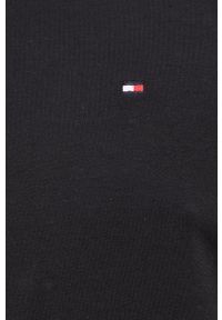 TOMMY HILFIGER - Tommy Hilfiger bluza męska kolor czarny z nadrukiem. Okazja: na co dzień. Kolor: czarny. Materiał: materiał, wiskoza, dzianina. Wzór: nadruk. Styl: casual #4