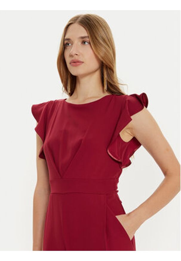 Rinascimento Kombinezon CFC0119758003 Bordowy Regular Fit. Kolor: czerwony. Materiał: syntetyk