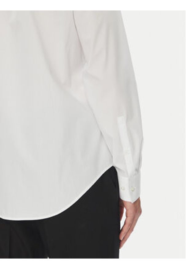 Calvin Klein Koszula Essential LV019EU001 Biały Regular Fit. Kolor: biały. Materiał: bawełna