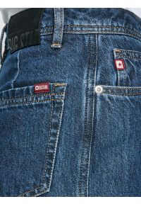 Big-Star - Jeansy damskie z szeroką nogawką granatowe Emily 532. Stan: podwyższony. Kolor: niebieski. Styl: elegancki #6