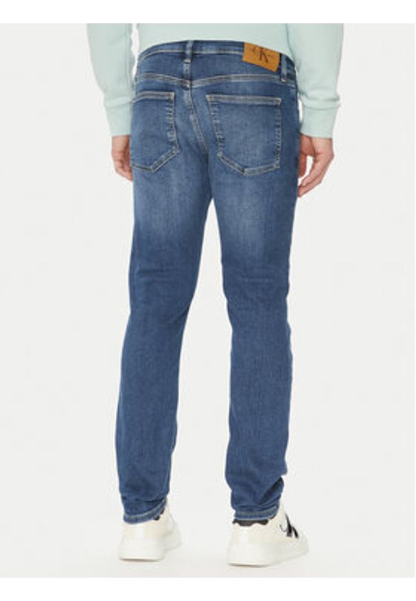 Calvin Klein Jeans Jeansy J30J327161 Niebieski Skinny Fit. Kolor: niebieski