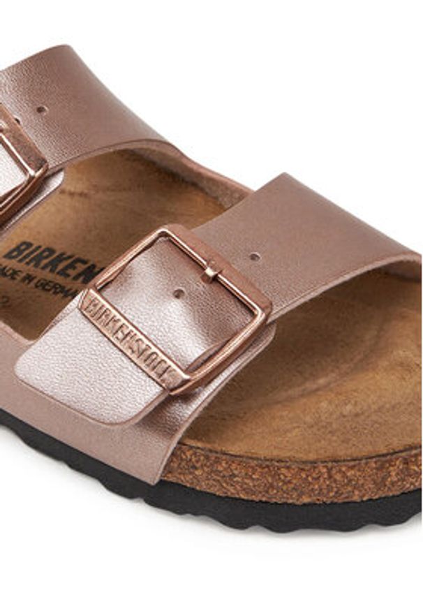 Birkenstock Klapki Arizona 1023960 Różowy. Kolor: różowy. Materiał: skóra
