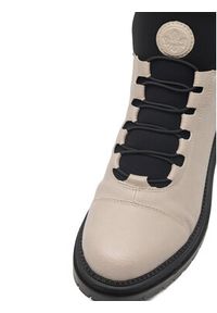 Rieker Trzewiki Y3163-60 Beżowy. Kolor: beżowy. Materiał: materiał #5