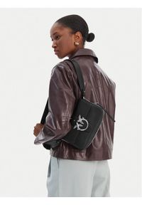 Pinko - PINKO Torebka Love One Slouchy Zip Mini AI 25-26 PLTT 105345 A2JG Czarny. Kolor: czarny. Materiał: skórzane #1
