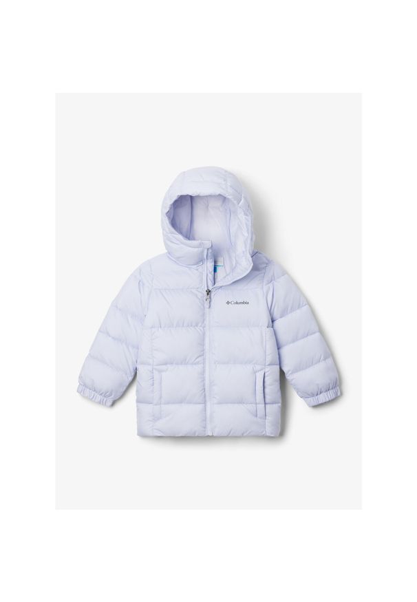 columbia - Kurtka ocieplana dziecięca Columbia Puffect Hooded Jacket. Kolor: niebieski