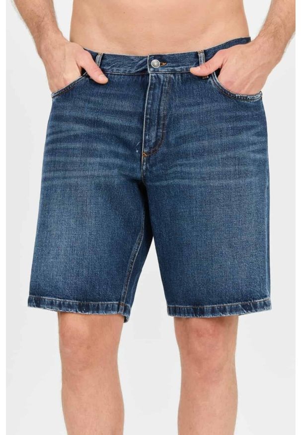 Dolce and Gabbana - DOLCE & GABBANA Jeansowe męskie spodenki, Rozmiar L. Kolor: niebieski. Materiał: jeans