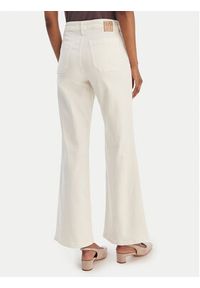 Marella Spodnie materiałowe Baschi 2615131251 Écru Regular Fit. Materiał: wiskoza #3