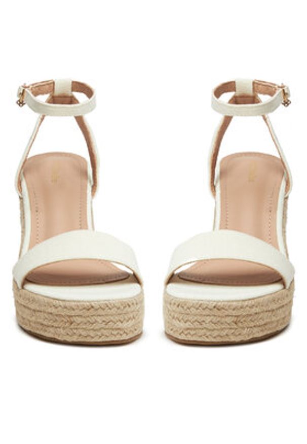 DeeZee Espadryle EA0315-2 Écru. Materiał: materiał