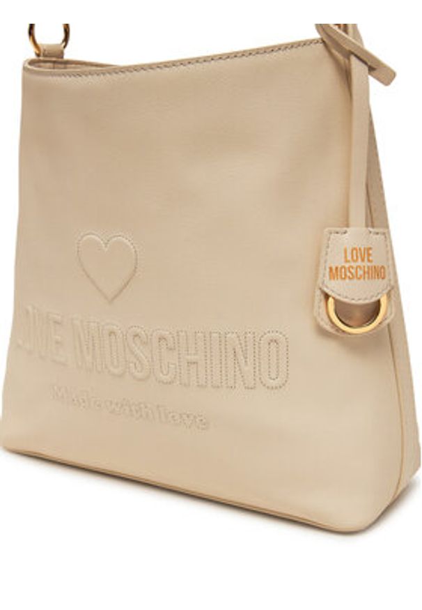 Love Moschino - LOVE MOSCHINO Torebka JC4115PP1ML1011A Écru. Materiał: skórzane
