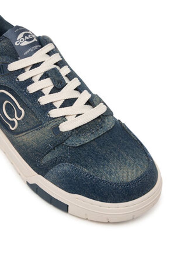 Coach Sneakersy Soho CDE24 Niebieski. Kolor: niebieski. Materiał: materiał