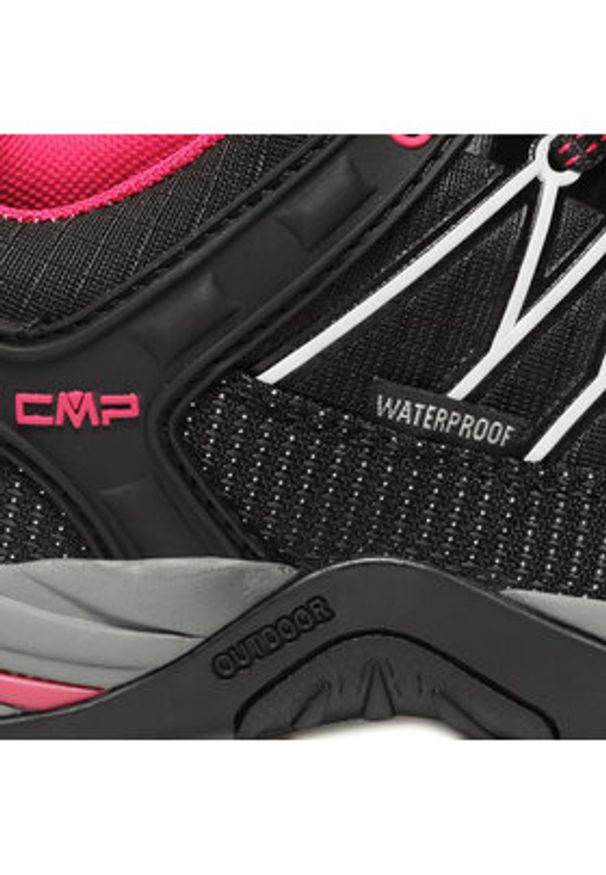 CMP Trekkingi Rigel Low Wmn Trekking Shoes Wp 3Q54456 Czarny. Kolor: czarny. Materiał: materiał