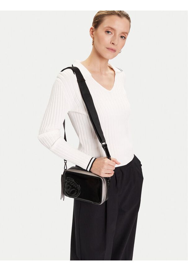 Hispanitas Torebka BI254158 Czarny. Kolor: czarny. Materiał: skórzane