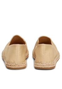 TOMMY HILFIGER - Tommy Hilfiger Espadryle Embroidered Flat Espadrille FW0FW07721 Beżowy. Kolor: beżowy #2