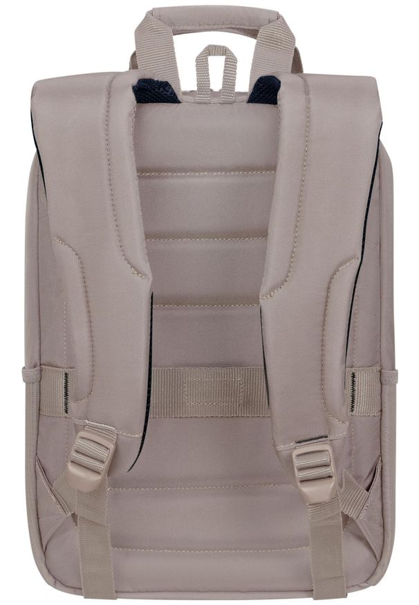 Plecak Samsonite Guardit Classy 14.1'' beżowy. Kolor: beżowy. Materiał: tkanina, materiał. Styl: biznesowy