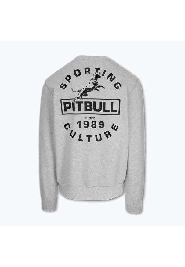 PITBULL - Bluza męska Pitbull Physical Culture Crewneck Sweatshirt. Kolor: szary