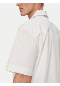 Hugo - HUGO Koszula Espino 50560580 Biały Oversize. Kolor: biały. Materiał: bawełna, jeans #4