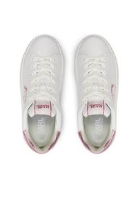 Karl Lagerfeld - KARL LAGERFELD Sneakersy KL62539F Biały. Kolor: biały. Materiał: skóra #6