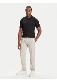 BOSS Polo Passerzip 50537507 Czarny Slim Fit. Typ kołnierza: polo. Kolor: czarny. Materiał: bawełna #3