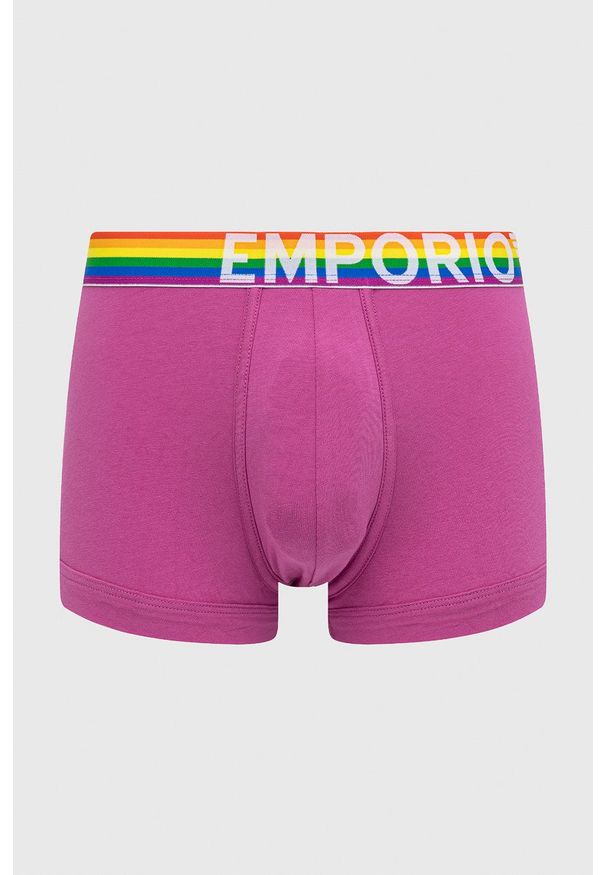 Emporio Armani Underwear bokserki 111866.2R513 męskie kolor fioletowy. Kolor: fioletowy
