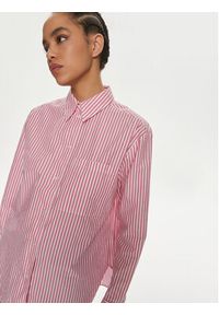 Marc O'Polo Koszula 400 0992 42557 Różowy Boyfriend Fit. Typ kołnierza: polo. Kolor: różowy. Materiał: bawełna #3