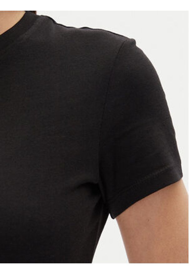 Tommy Jeans T-Shirt Tjw Slim Essential Logo 2 Tee DW0DW20316 Czarny Regular Fit. Kolor: czarny. Materiał: bawełna, syntetyk