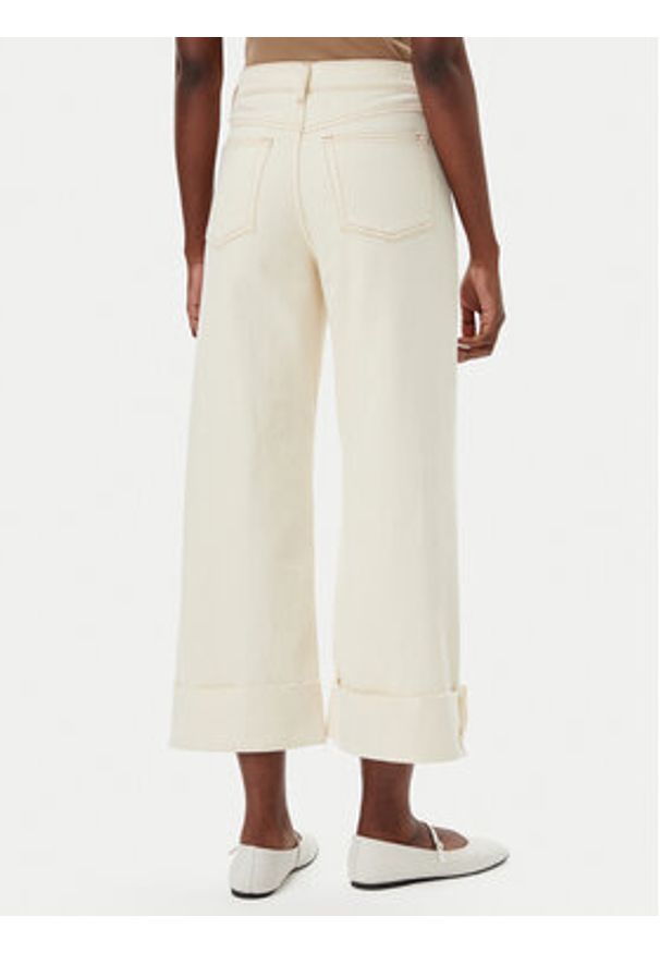 GAP - Gap Jeansy 744789-00 Beżowy Wide Leg. Kolor: beżowy