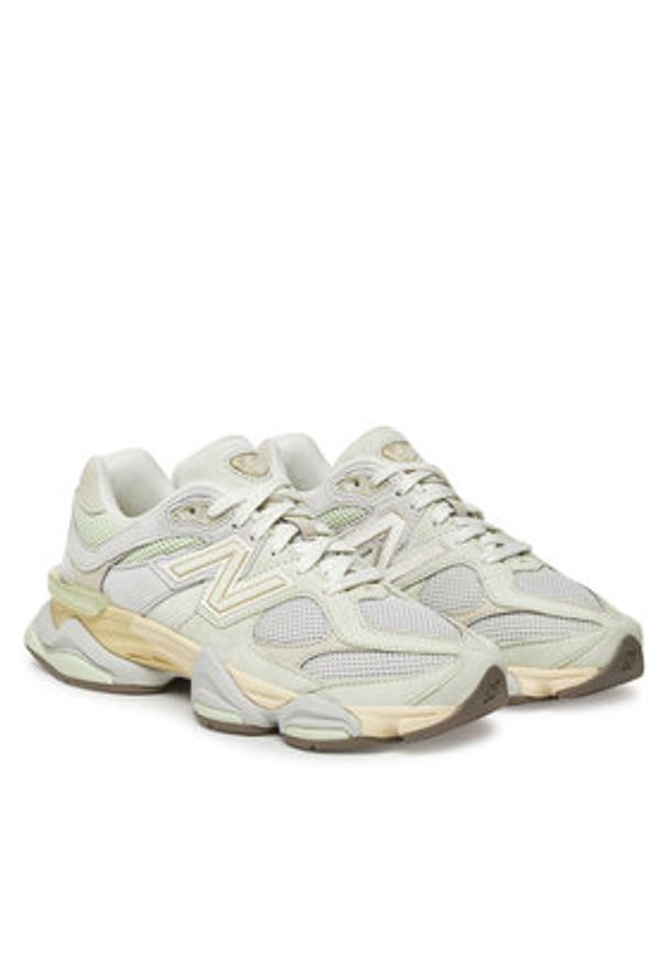 New Balance Sneakersy U9060EEP Beżowy. Kolor: beżowy. Materiał: zamsz, skóra