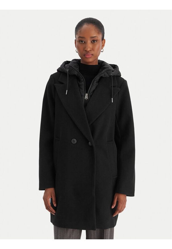 Vero Moda Płaszcz przejściowy Grace 10332379 Czarny Regular Fit. Kolor: czarny. Materiał: syntetyk