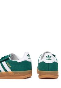 Adidas - adidas Sneakersy Gazelle Indoor Comfort Closure Elastic Lace IH9130 Zielony. Kolor: zielony. Materiał: skóra, zamsz. Model: Adidas Gazelle #4