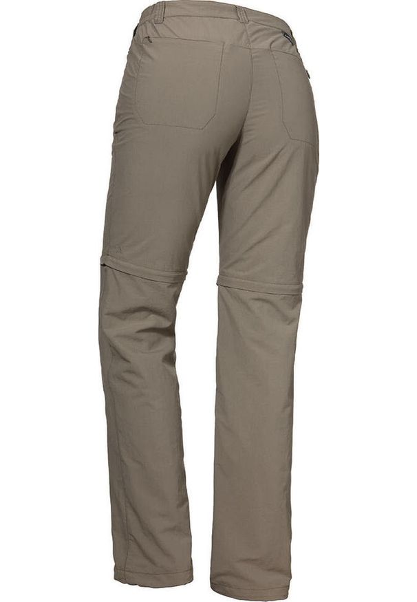 SCHÖFFEL - Spodnie trekkingowe damskie Schöffel Santa Fe Zip Off. Kolor: brązowy. Materiał: nylon. Sport: turystyka piesza