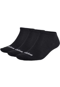 Adidas - Skarpety adidas Thin Linear Low-Cut Socks 3P. Kolor: czarny #1