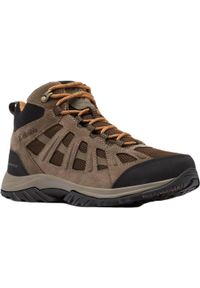 columbia - Buty Trekkingowe Męskie Columbia Redmond III Mid Waterproof. Kolor: brązowy