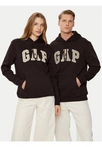 GAP - Gap Bluza 738102-25 Brązowy Regular Fit. Kolor: brązowy. Materiał: bawełna