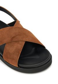 ONLY Shoes Sandały Onlminnie 2 15253212 Brązowy. Kolor: brązowy. Materiał: skóra #4