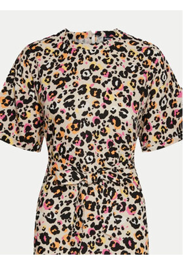 Pieces Sukienka codzienna Arlem 17149306 Beżowy Regular Fit. Okazja: na co dzień. Kolor: beżowy. Materiał: wiskoza. Typ sukienki: proste. Styl: casual