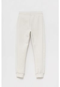 Guess spodnie dziecięce kolor biały gładkie. Okazja: na co dzień. Kolor: biały. Materiał: bawełna, dzianina. Wzór: gładki. Styl: casual #3