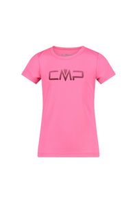 Koszulka dla dziewczynki CMP. Kolor: różowy. Sport: turystyka piesza #1