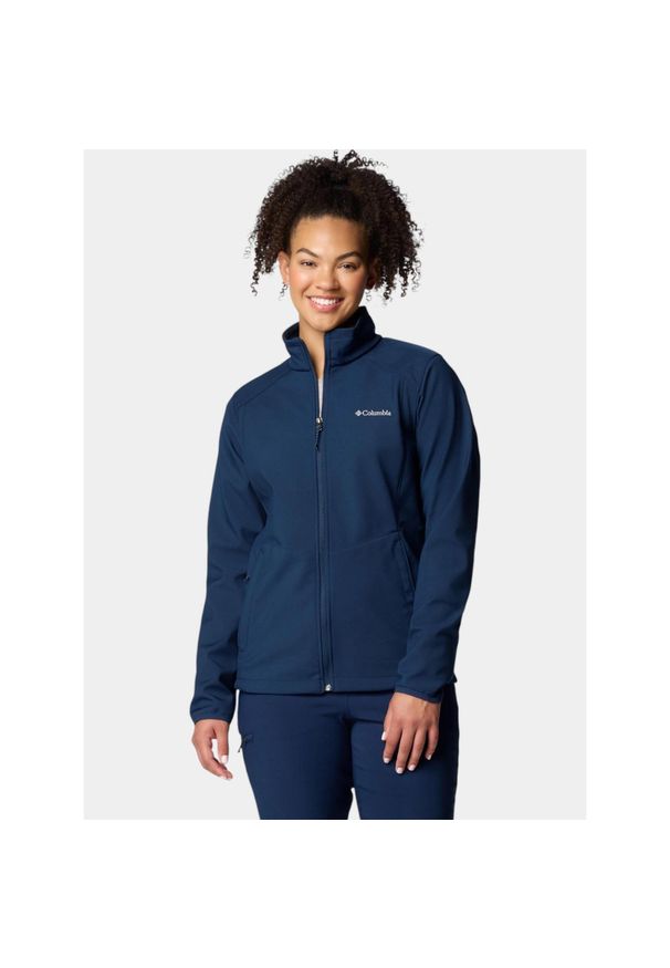 columbia - Kurtka softshell damska Columbia Kruser Ridge III. Kolor: niebieski. Materiał: softshell