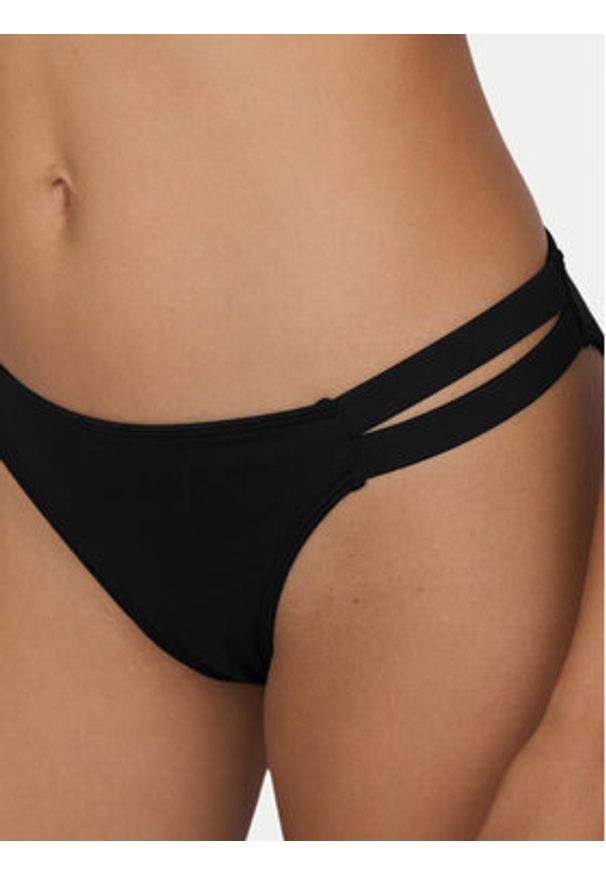 Roxy Dół od bikini Solid Essentials ERJX405186 Czarny. Kolor: czarny. Materiał: syntetyk