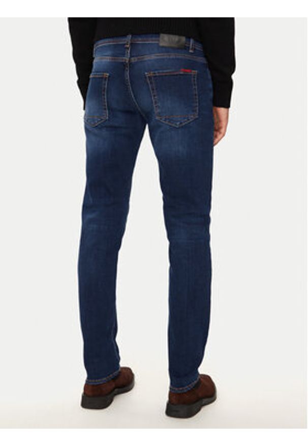 Liu Jo Jeansy QXX026 D4966 Granatowy Slim Fit. Kolor: niebieski