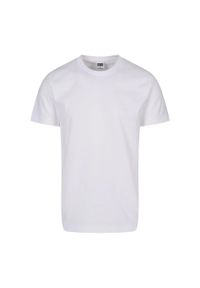 Urban Classics - T-shirt Męski Jeden Kolor Basic. Kolor: biały