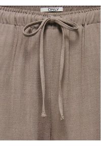 only - ONLY Spodnie materiałowe Siesta 15322263 Brązowy Regular Fit. Kolor: brązowy. Materiał: wiskoza #2