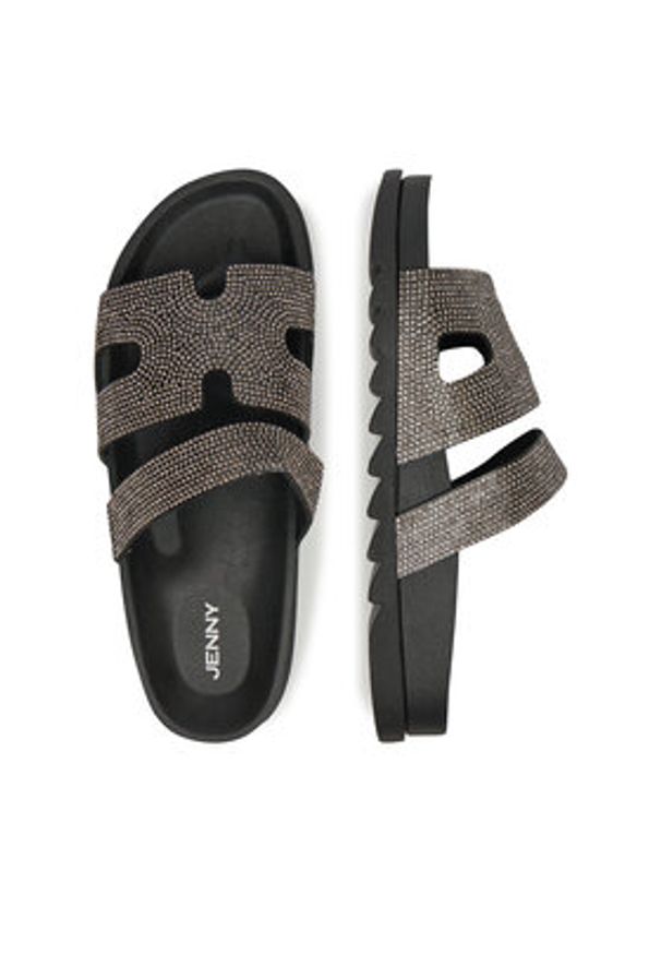 Jenny - JENNY Klapki LC050429 Czarny. Kolor: czarny. Materiał: syntetyk